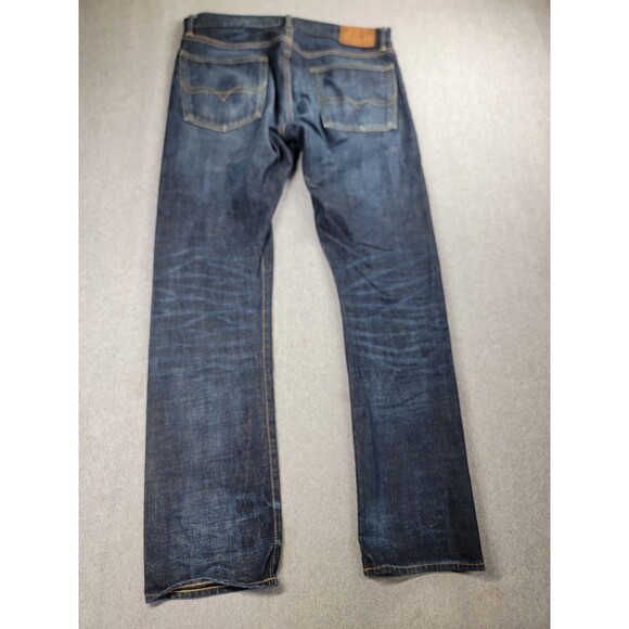 Polo Ralph Lauren Jeans Mens 36 34x32 Slim Straight Varick Distressed Honeycomb - Picture 16 of 16